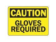 Caution Sign Accuform Signs MPPE407VP 7 Hx10 W