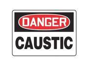 ACCUFORM SIGNS MCHL010VS Danger Sign 10 x 14In R and BK WHT ENG