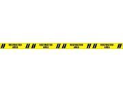 HARRIS INDUSTRIES 31973 Safety Warning Tape Roll 3In W 60 ft. L