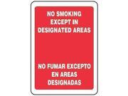 No Smoking Sign Accuform Signs SBMSMK598VP 14 Hx10 W