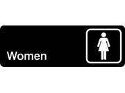 Restroom Sign United Visual Products UVOS1008 3 Hx9 W
