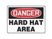 ACCUFORM SIGNS MPPA005VA Danger Sign 10 x 14In R and BK WHT AL