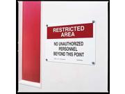 Do Not Enter Sign Accuform Signs MADM488VS 7 Hx10 W