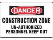 Danger Sign Accuform Signs MADM101VP 2 ft.Hx3 W