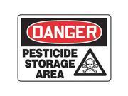 Danger Sign Accuform Signs MCHL234VS 10 Hx14 W