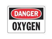 ACCUFORM SIGNS MCHL168VS Danger Sign 7 x 10In R and BK WHT OXY