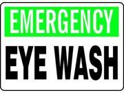 Eye Wash Sign Accuform Signs MFSD913VA 10 Hx14 W