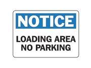 No Parking Sign Accuform Signs MVHR829VA 7 Hx10 W