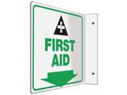 First Aid Sign Accuform Signs PSP706 8 Hx8 W