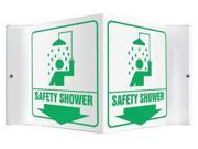 Safety Shower Sign Accuform Signs PSP603 6 Hx8 1 2 W