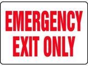 Fire Exit Sign Accuform Signs MEXT918VA 10 Hx14 W