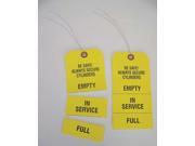 BADGER TAG LABEL CORP 499 Yellow Paper Tag 6 1 4 In PK100