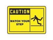 Caution Sign Accuform Signs MSTF612VP 10 Hx14 W