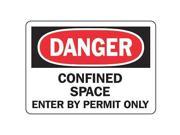 ACCUFORM SIGNS MCSP133VS Danger Sign 7 x 10In R and BK WHT ENG