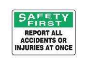 Safety Reminder Sign Accuform Signs MFSD932VS 10 Hx14 W