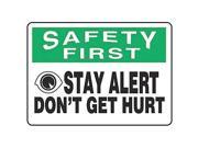 Safety Reminder Sign Accuform Signs MGNF975VS 7 Hx10 W
