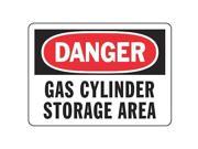 ACCUFORM SIGNS MCPG005VA Danger Sign 7 x 10In R and BK WHT AL ENG
