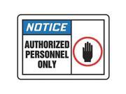 Notice Sign Accuform Signs MADM888VP 10 Hx14 W