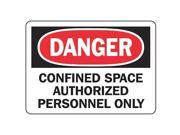 Danger Sign Accuform Signs MCSP140VP 7 Hx10 W