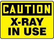 ACCUFORM SIGNS MRAD642VP Caution Radiation Sign 7 x 10In BK YEL