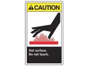 Caution Sign Accuform Signs MRQM601VA 14 Hx10 W