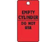 ELECTROMARK 5515CFR Tag Empty Cylinder Red PK25