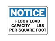 Notice Sign Accuform Signs MCAP801VA 7 Hx10 W