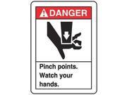 Danger Sign Accuform Signs MRQM001VS 10 Hx7 W