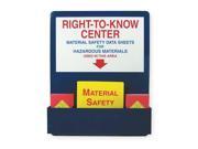 Right To Know Center Accuform Signs ZRS722 30 Hx24 W