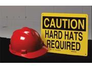 ACCUFORM SIGNS MPPE796VS Caution Sign 7 x 10In BK YEL ENG Text
