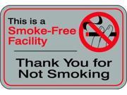 No Smoking Sign United Visual Products UVOS1057 6 Hx9 W