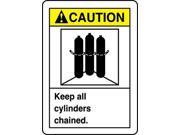 Caution Sign Accuform Signs MRPG601VA 10 Hx7 W