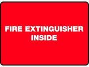 ACCUFORM SIGNS MEXG558 Fire Extinguisher Sign 7 x 10In WHT R AL