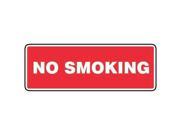 ACCUFORM SIGNS MSMK565VA No Smoking Sign 5 x 14In WHT R AL ENG
