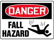 ACCUFORM SIGNS MCSP188VP Danger Sign 10 x 14In R and BK WHT PLSTC