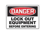 Danger Sign Accuform Signs MLKT106VA 7 Hx10 W