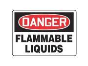 Danger Sign Accuform Signs MCHG102VS 10 Hx14 W
