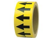 Black Yellow Arrow Tape Incom Manufacturing PMA1551 W
