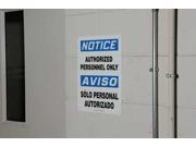 Notice Sign Accuform Signs SBMADC801VS 14 Hx10 W