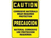 Caution Sign Accuform Signs SBMCHL610VP 14 Hx10 W