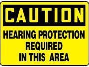 Caution Sign Accuform Signs MPPE675VS 7 Hx10 W
