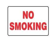 No Smoking Sign Accuform Signs MSMK575VA 7 Hx10 W