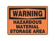 ACCUFORM SIGNS MCHL327VA Warning Sign 10 x 14In BK ORN AL ENG