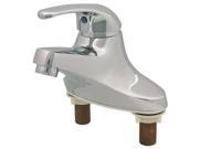 T S Bathroom Faucet Cast Spout Chrome 2 Holes Lever Handle B 2711