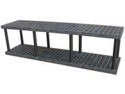Bulk Storage Rack, Black ,Structural Plastics, S9624B Bulk Storage Rack, Black ,Structural Plastics, S9624B