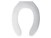 Bemis Commercial Toilet Seat Elongated 17 7 8 Open Front White 1055SSC 000
