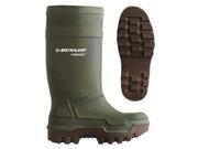 DUNLOP E662843 Safety Knee Boots Pull On 14 Green