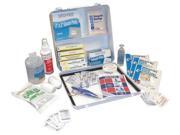 First Aid/Burn Kit, Steel, 124 Unit First Aid/Burn Kit, Steel, 124 Unit