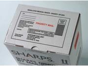 SHARPS COMPLIANCE SC2G129012 Sharps Disposal By Mail 2 Gal. Hinged