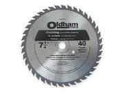 OLDHAM 7254740 Crclr Saw Bld Crbde 7 1 4 In 40 Teeth